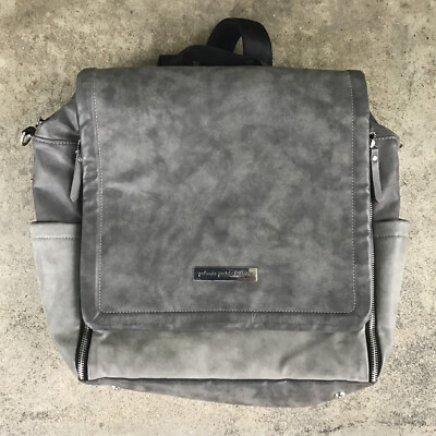 Petunia Pickle Bottom Boxy Backpack in Pewter Gray Matte  display picture 3