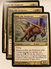 3x MTG Rith the Awakener Mystery Booster Duel Decks Phyrexia vs the Coalition NM