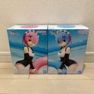 Re Zero Rem & Ram Celestial vivi Maid style ver  set of 2 figure
