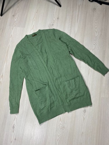 Loro Piana Luxury Cashmere Long Cardigan Size 48 Made in Italy