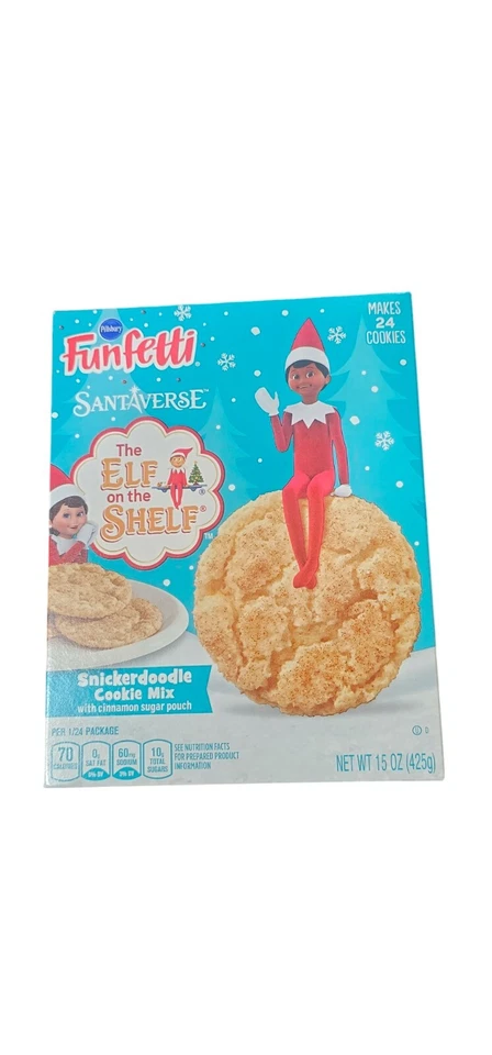 Funfetti The Elf On The Shelf Cookie Mix Bundle,  Holiday,  Snickerdoodle,  Hot - Image 2 of 4