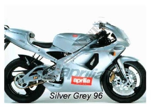 APRILIA ORIGINAL STICKERS GENUINE DECAL RS 125 96 SILVER GREY 8147064 RS125