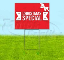 CHRISTMAS SPECIAL 18x24 Yard Sign Corrugated Plastic Bandit Lawn USA