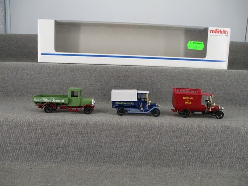 Märklin H0 1888 Fahrzeug-Set 3-teilig Oldtimer Lieferwagen LKW in OVP