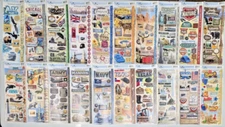 Themed Scrapbook Stickers Sheet Lot City Vacation Outdoor Travel Paper Cardstock