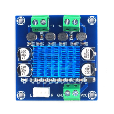 XH-A232 DC8V-26V Dual Channel 30W+30W Digital Audio Power Amplifier Board
