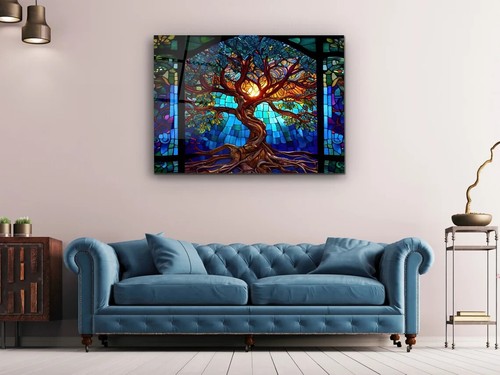 Heaven Tree of Life Tempered Glass Wall Art - Picture 8 of 16