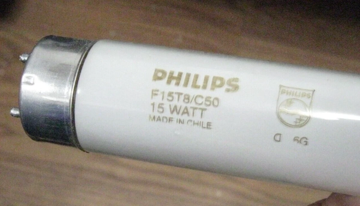 4 NIB PHILIPS F15T8 C50 17.75