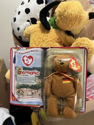 Germania Ty Beanie Babies NEW IN BOX  International Bears(mcdonalds)