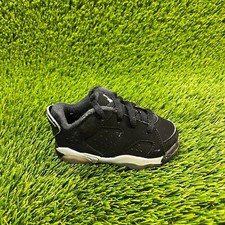 Nike Air Jordan 6 Retro Toddler Size 5C Black Athletic Running Shoes Sneakers