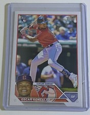 Oscar Gonzalez 2023 Topps Series 1 Rookie RC #119 Cleveland Guardians