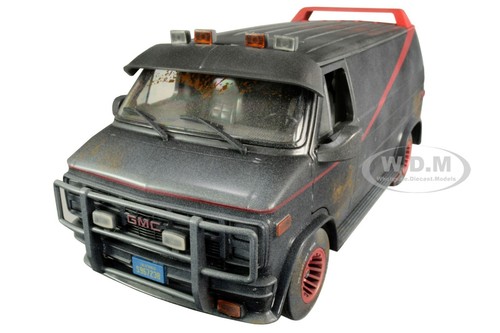 1983 GMC VANDURA WEATHERED W/BULLET HOLES THE A-TEAM 1/18 MODEL GREENLIGHT 13567 - Picture 1 of 6