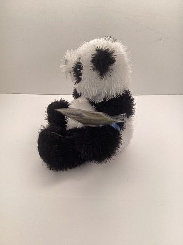 GANZ Webkinz Panda HS111 Black White Bear Plush Stuffed Animal Toy With Code - Picture 6 of 6
