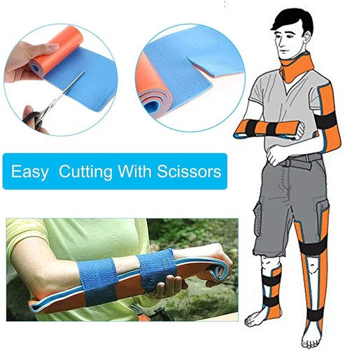 First Aid Splint, Outdoor Fixing Kits, Keep Bones in Position (3, Splint Bundle) - Picture 10 of 13