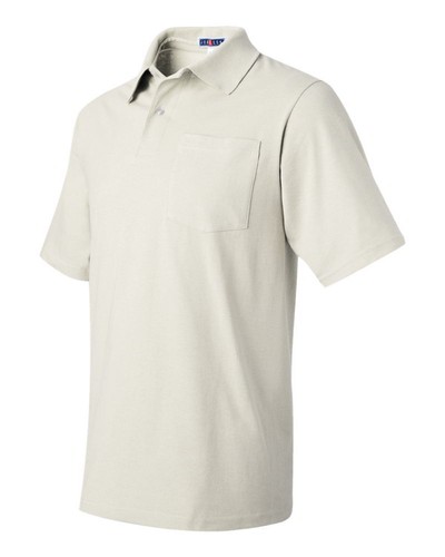 Jerzees SpotShielda 50/50 Sportshirt mit Tasche 436MPR - weiß - 2X-Large