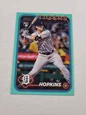 2024 Topps Update AQUA PARALLEL TJ Hopkins ROOKIE #US311 - Detroit Tigers