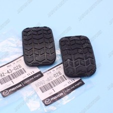 Two B092-43-028 Genuine Oem Mazda 323 Miata Brake Clutch Rubber Pedal Cover Pad
