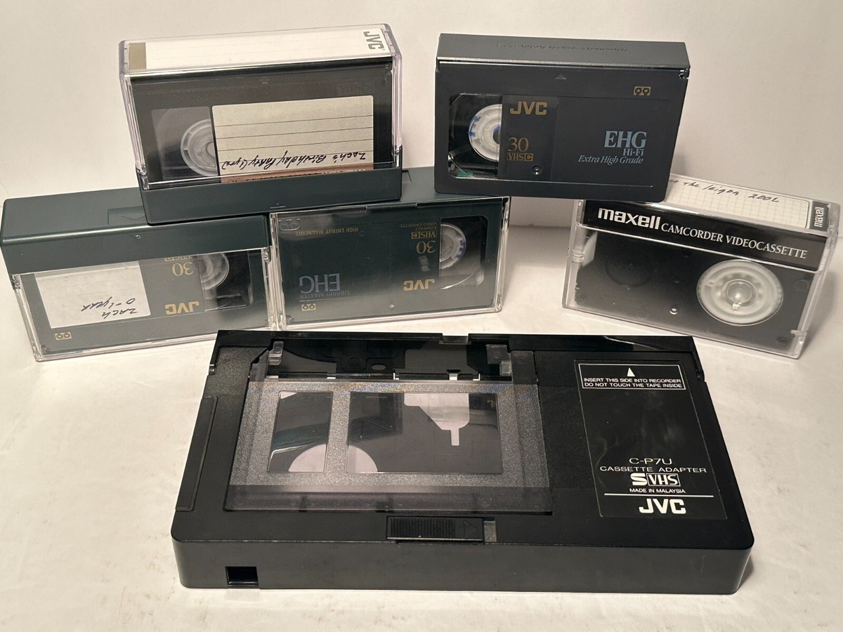Lot De 4 Cassettes Caméscope JVC VHSC SX EC 30 - Neuves, Pour Enregistrement