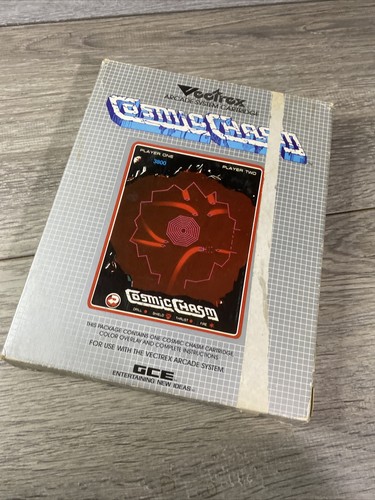Vectrex Cosmic Chasm Original Box Tray Cartridge No Overlay Or Paper Sleeve - Picture 6 of 13