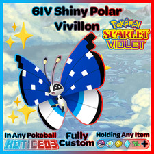 ✨ Shiny Vivillon Polar Form 6IV ✨ Pokemon Scarlet & Violet 🚀 Fast 🚀