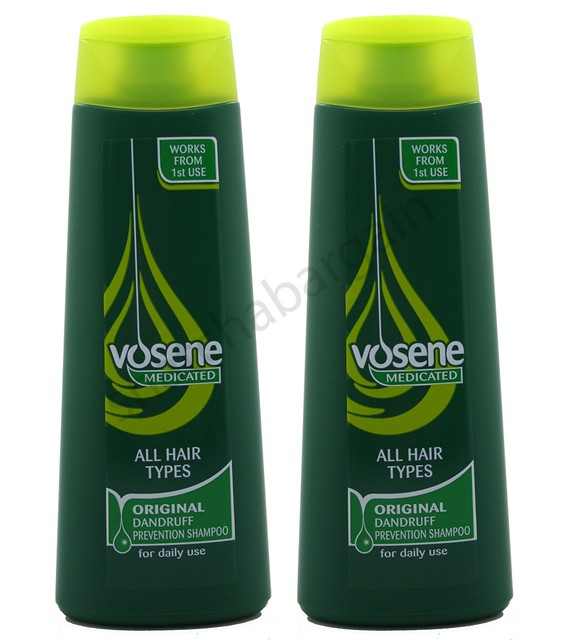 3x Vosene Medicated Original Shampoo 250ml Dandruff Prevention for sale