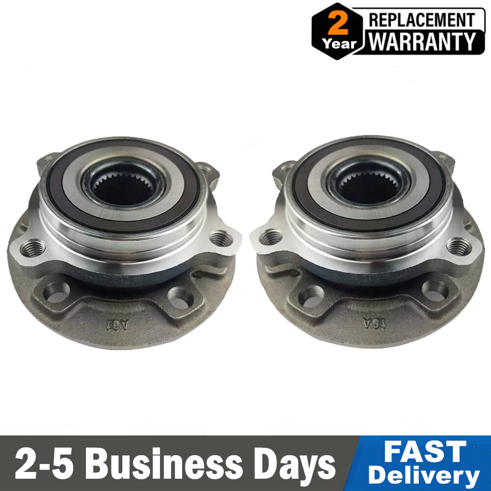 2X Front LH+RH Wheel Hub Bearings For Maserati Ghibli Quattroporte AWD 2014-20