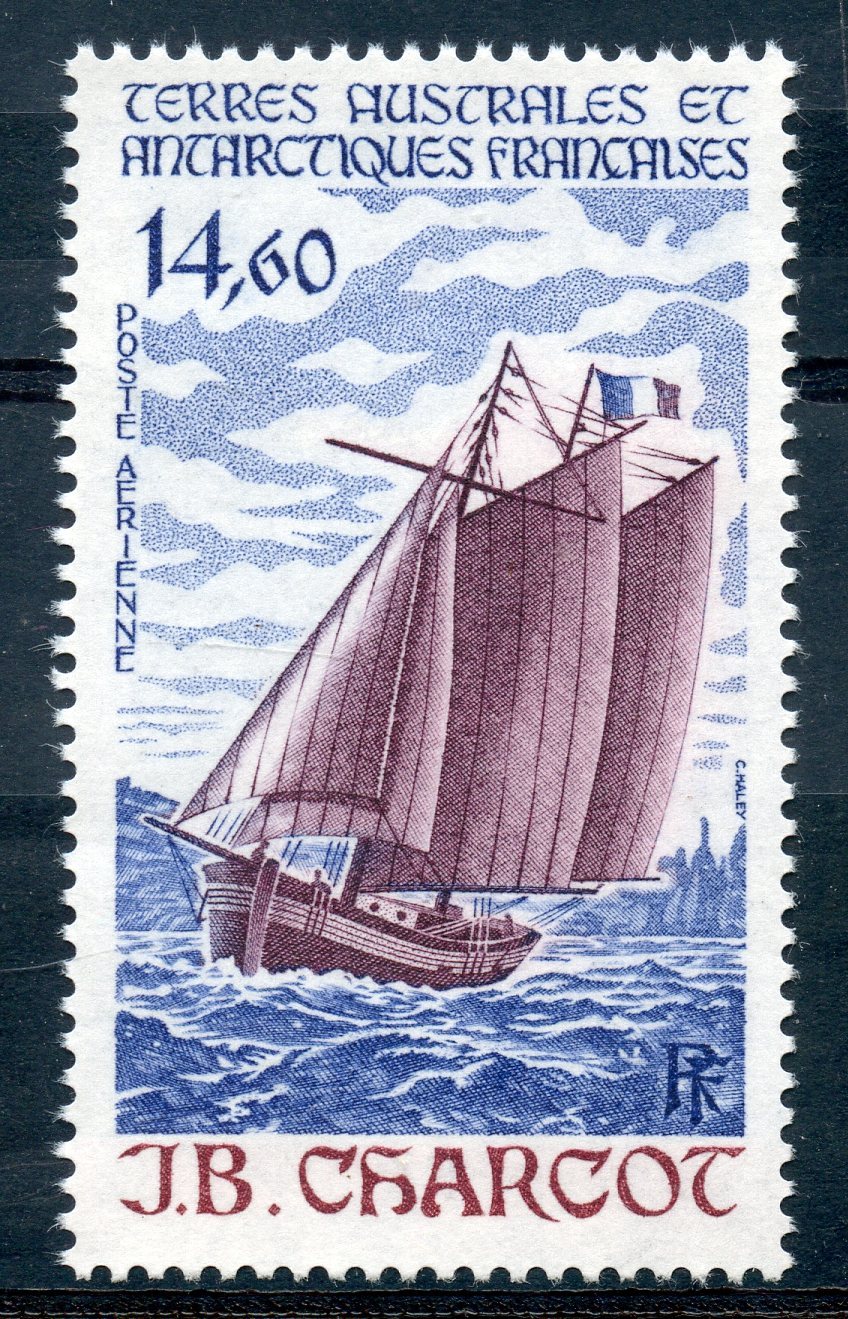 TIMBRE T.A.A.F. NEUF LUXE ** P.A. N° 97 BATEAU VOILIER