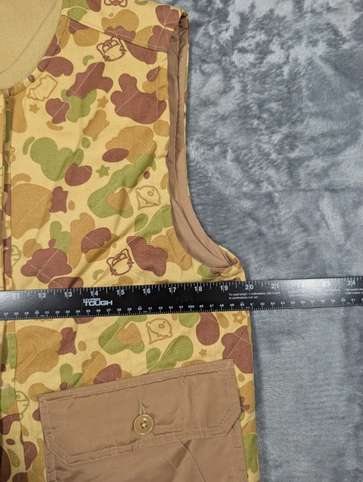 Trukfit Mens Buttoned Lightweight Vest Coat Jacket Camoflauge Small - Image 3 of 4