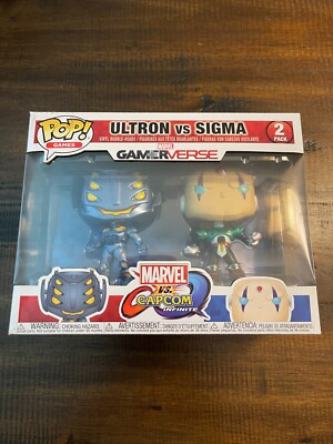Funko Pop Games! Ultron Vs Sigma Marvel Vs Capcom Infinite 2 Pack New