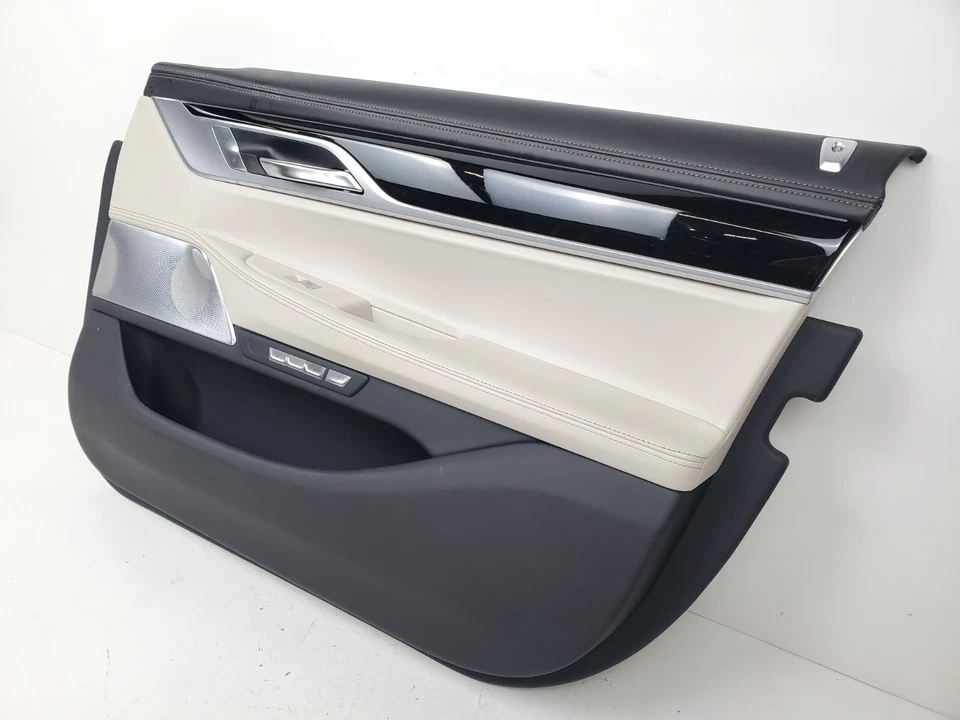BMW ALPINA B7 750 G12 2016-2022 PANEL DE MOLDURA DE PUERTA INTERIOR DELANTERA DERECHA BEIGE OEM  Foto 2 de 4