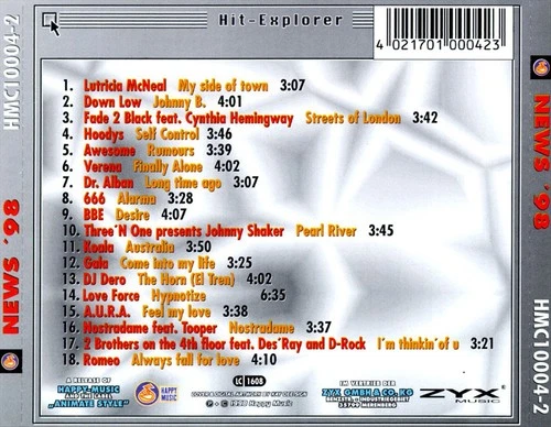 NEWS '98 NEW CD - Obrázek 1 z 1