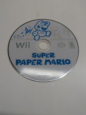Super Paper Mario Nintendo Wii - Authentic Disc Only Tested, Works