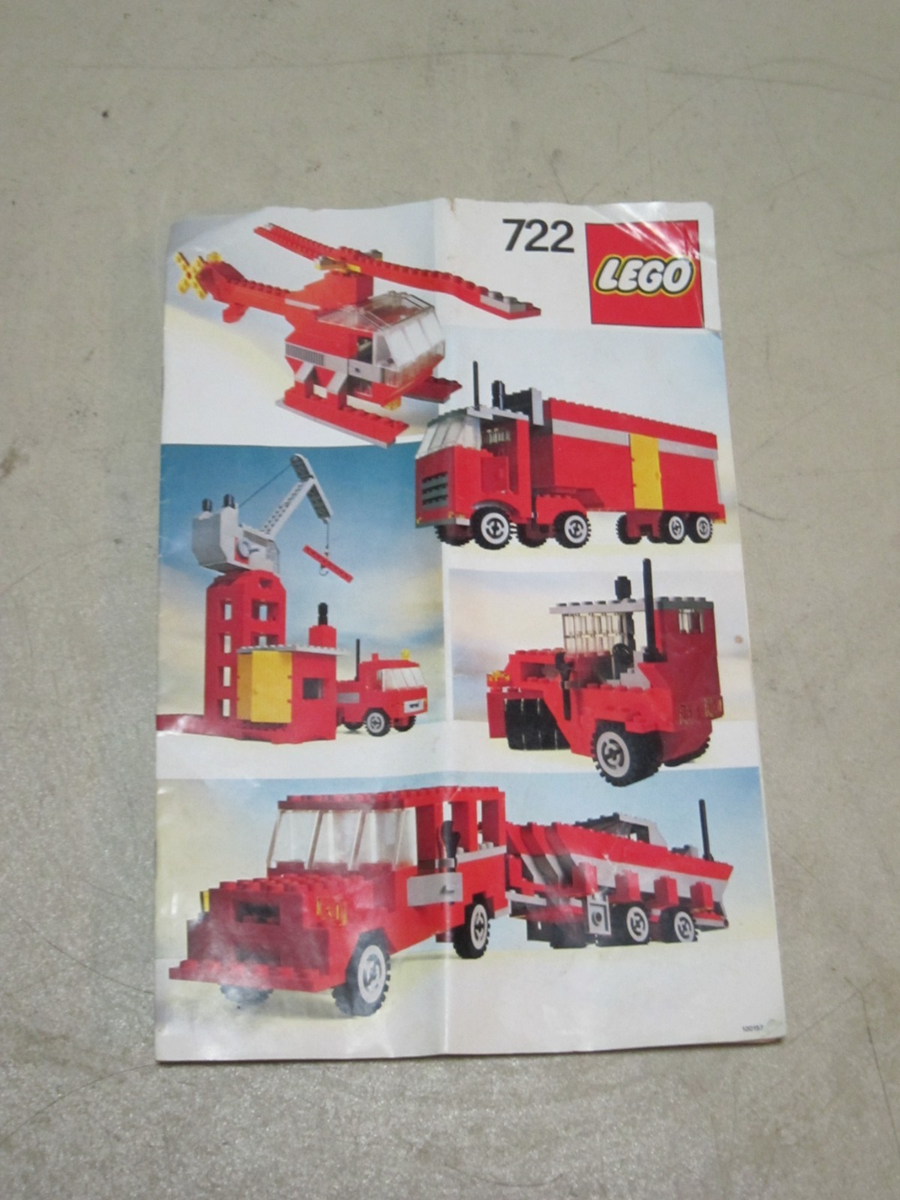 Vintage Lego 722 Set Instruction Manual Only, Fair shape | eBay