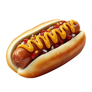 Hot Dog Sticker Self Adhesive Vinyl Decal Fast Food Restaurant Various Sizes