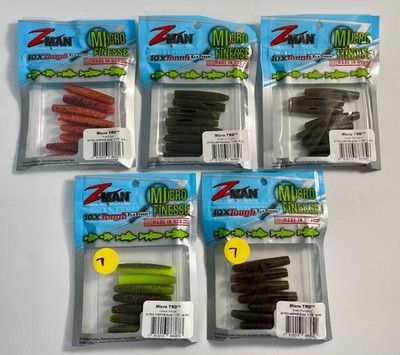 (5) ZMAN Micro Finesse 1.75'' Micro TRD - 8 per pack (38 total - 2 pc missing)
