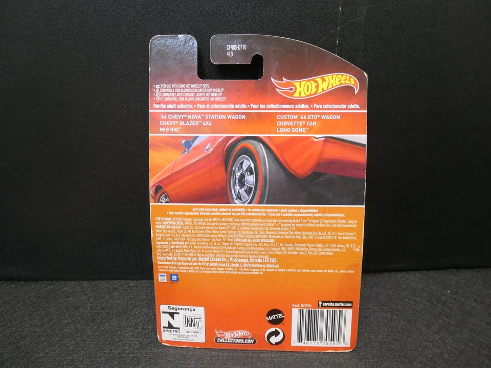 HOT WHEELS REDLINES CHEVY BLAZER 4X4 POLICE 14/18 - Image 3 of 3