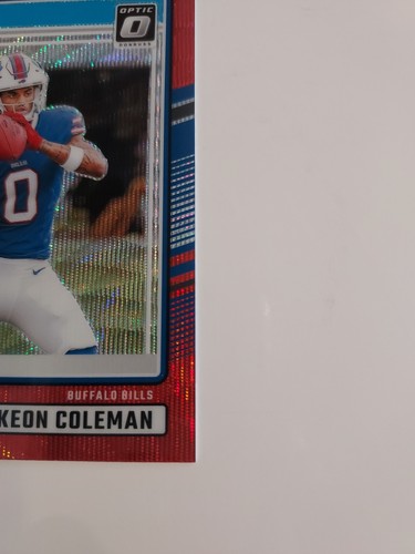 Keon Coleman – 2024 Donruss Optic Rated Rookie RC “Red Wave” #358 - Bild 4 von 6