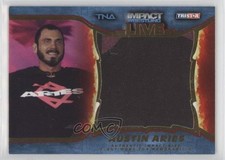 2013 TNA Impact Wrestling Live Authentic Materials Gold /50 Austin Aries 05fy