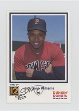 1989 Dunkin' Donuts Pawtucket Red Sox Dana Williams