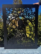 Privacy gate for side courtyard | Steel gate | Pedestrian iron gate