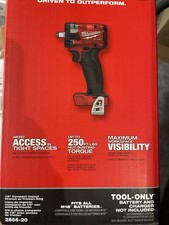 Milwaukee 2855-20 M18 FUEL 1/2" Compact Impact Wrench w/ Friction Ring Bare Tool