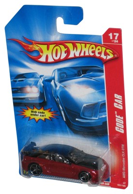 Hot Wheels Code Auto 17/24 (2006) Rot Amg-Mercedes CLK DTM Auto 101/180