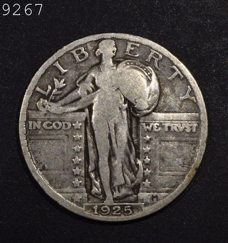 1925 Standing Liberty Quarter "VG+" *Free S/H After 1st Item*