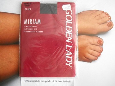 Golden Lady Miriam Feinstrumpfhose 20 DEN Gr. 40 - 42 Grau # 3028