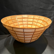 Ash, Cherry, Walnut and Oak Segmented Bowl