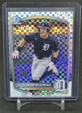 2025 BOWMAN DRAFT KEVIN MCGONIGLE X-FRACTOR CHROME DETROIT TIGERS JS2