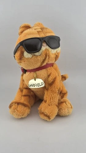 Vtg 2004 Ty Beanie Baby Garfield “Cool Cat” Plush Stuffed Toy Retired 7”