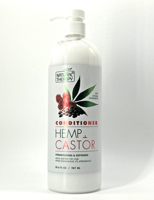 Natural Therapy Hemp Castor Hydrating Conditioner 30.6 fl oz Professional Size