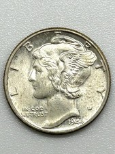 1944 10C Mercury Dime