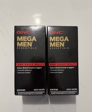 Lot Of 2 GNC Mega Men Essentials One Daily Multi Vitamins 60-day Supply
